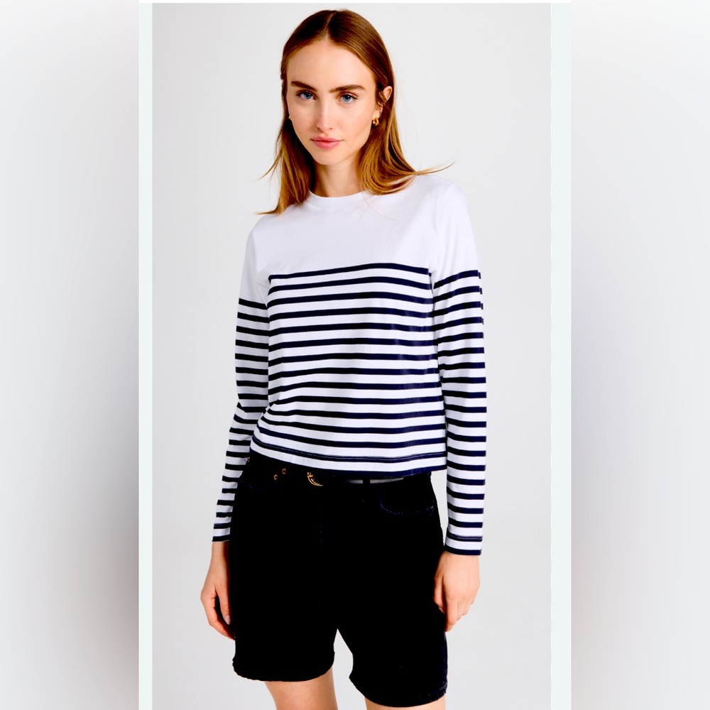 Ayr Slushy Stripe Tee long sleeve top
